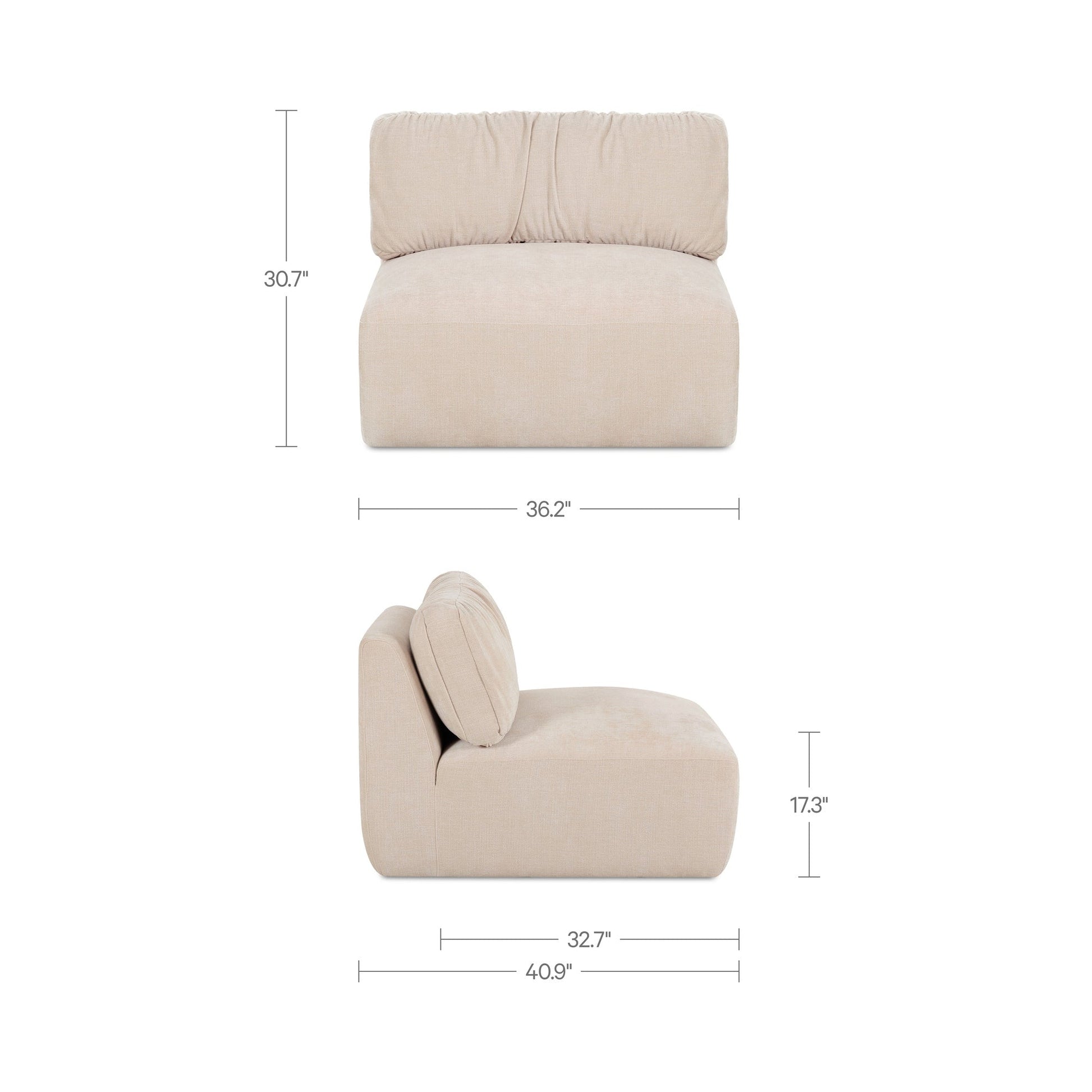 Matina Slipper Chair Moes Home Collection Mhc Oa 1102 34 3