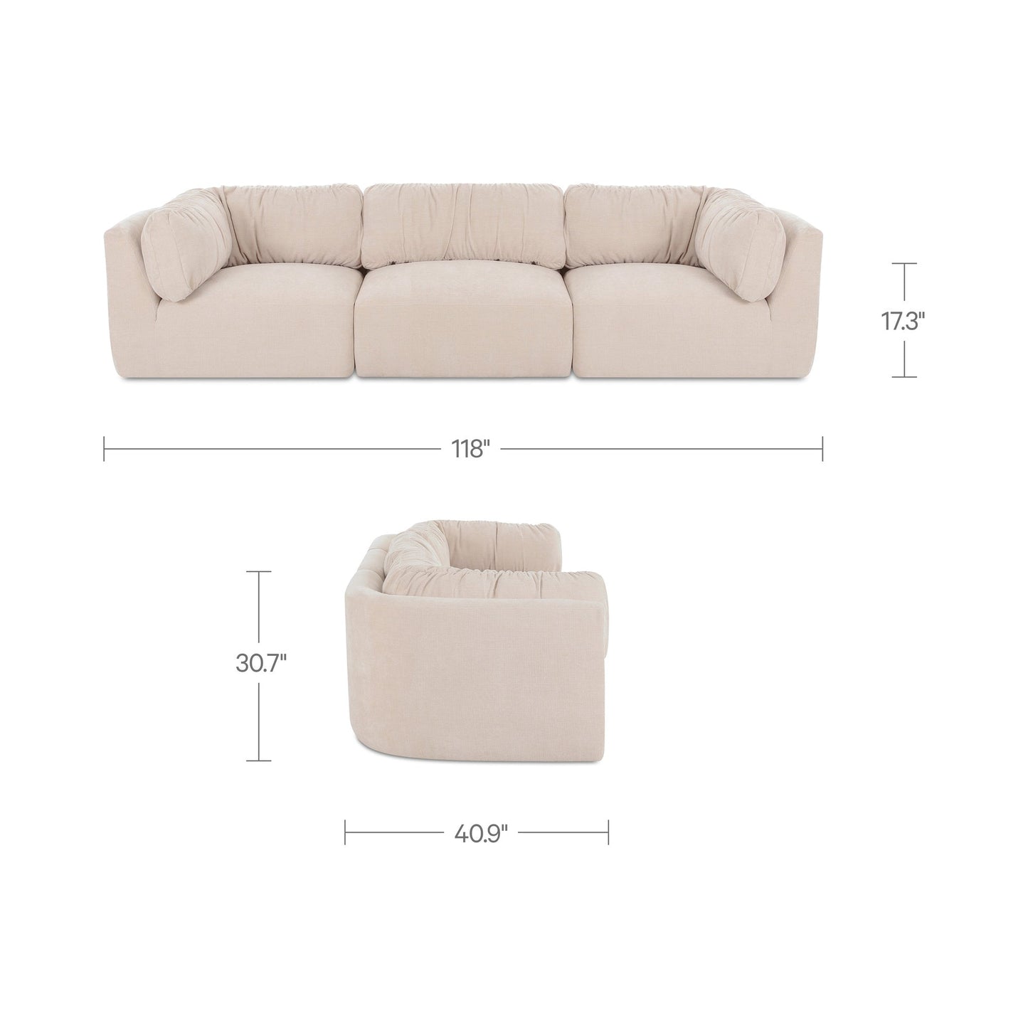 Matina Modular Sofa Moes Home Collection Mhc Oa 1104 34 3