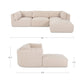 Matina Lounge Modular Sectional Moes Home Collection Mhc Oa 1106 34 3