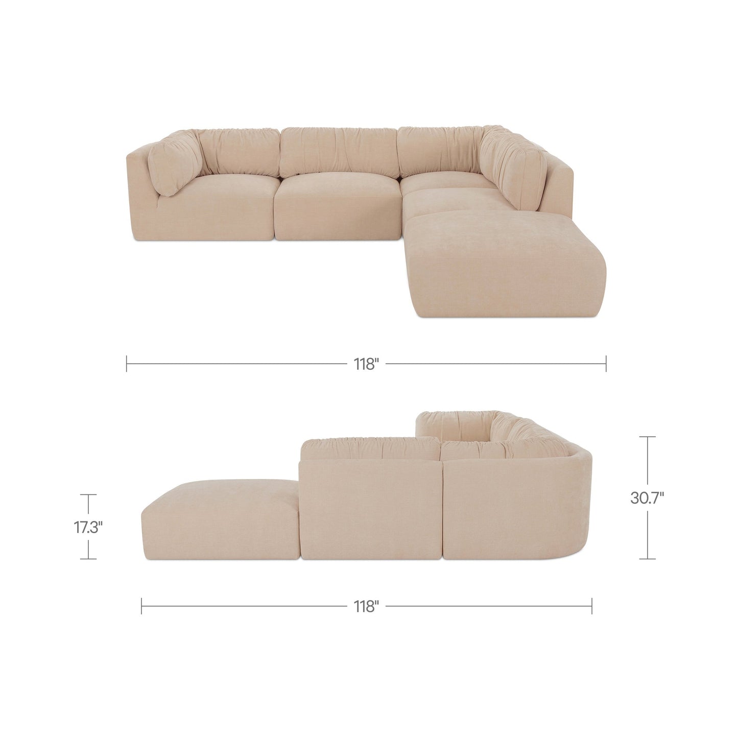 Matina Dream Modular Sectional Moes Home Collection Mhc Oa 1107 34 3