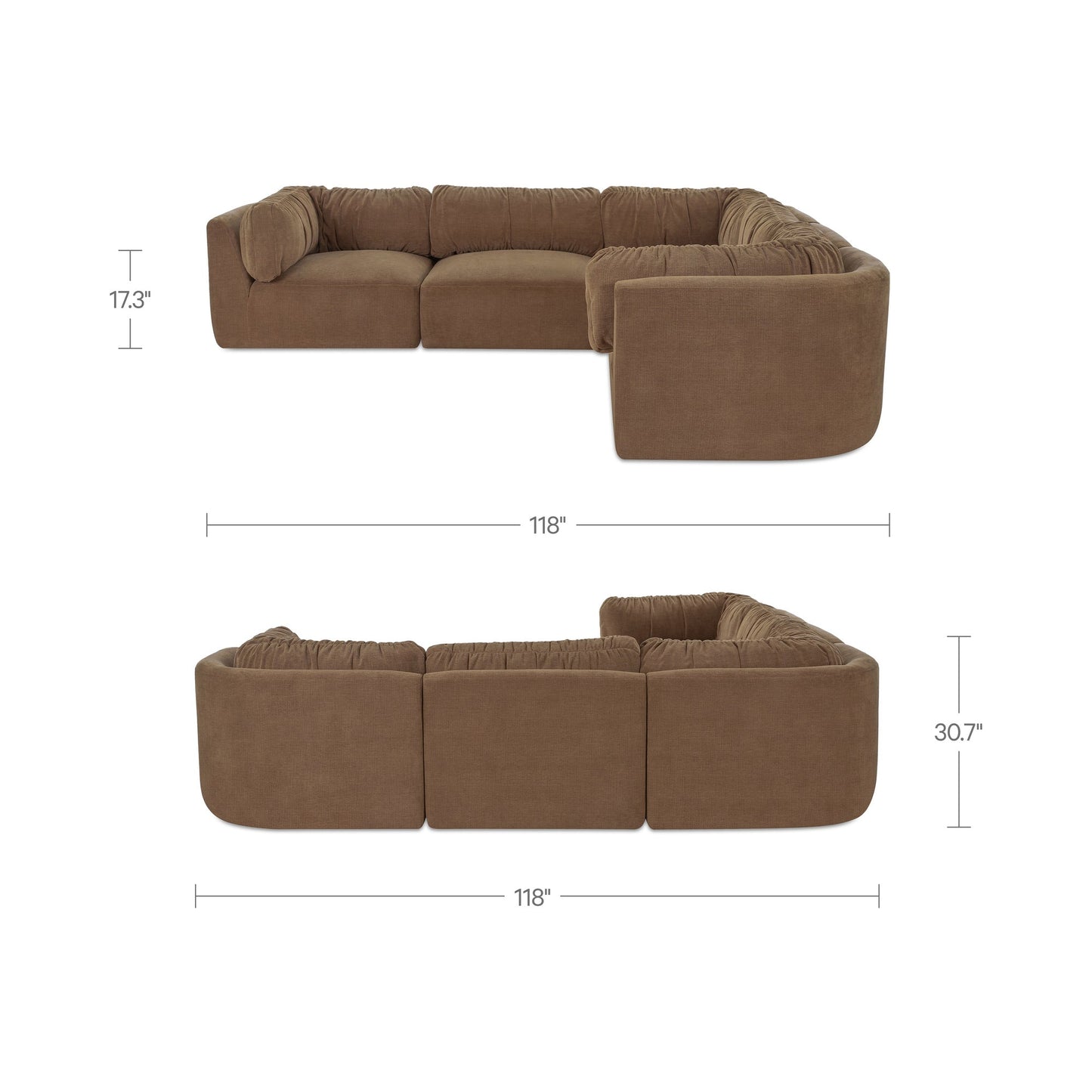 Matina Classic L Modular Sectional Moes Home Collection Mhc Oa 1108 34 4