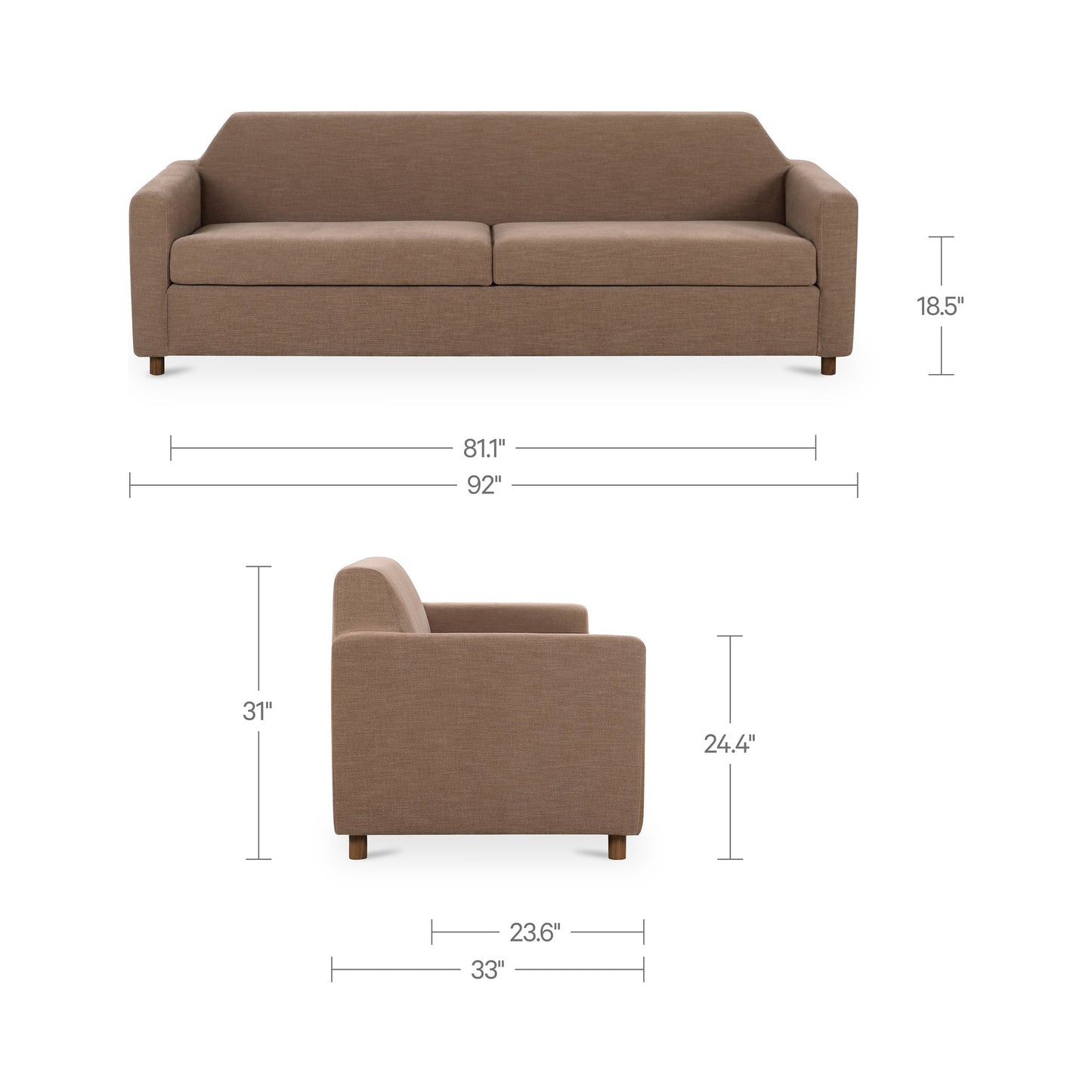 Finch Sofa Moes Home Collection Mhc Oa 1109 21 3