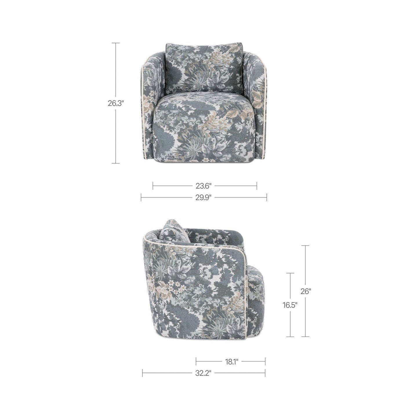Cecil Accent Chair Moes Home Collection Mhc Oa 1114 45 5