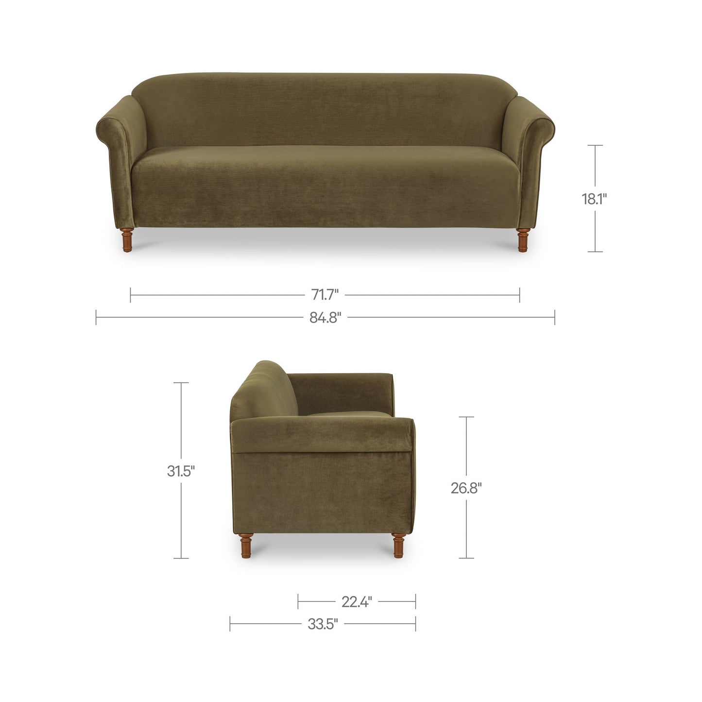 Harmony Sofa Moes Home Collection Mhc Oa 1115 20 4