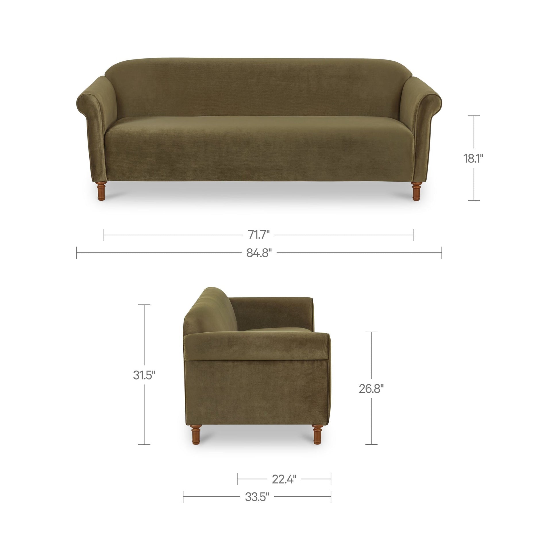 Harmony Sofa Moes Home Collection Mhc Oa 1115 20 4