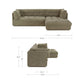 Mischa Sectional Moes Home Collection Mhc Oa 1116 34 L 0 8