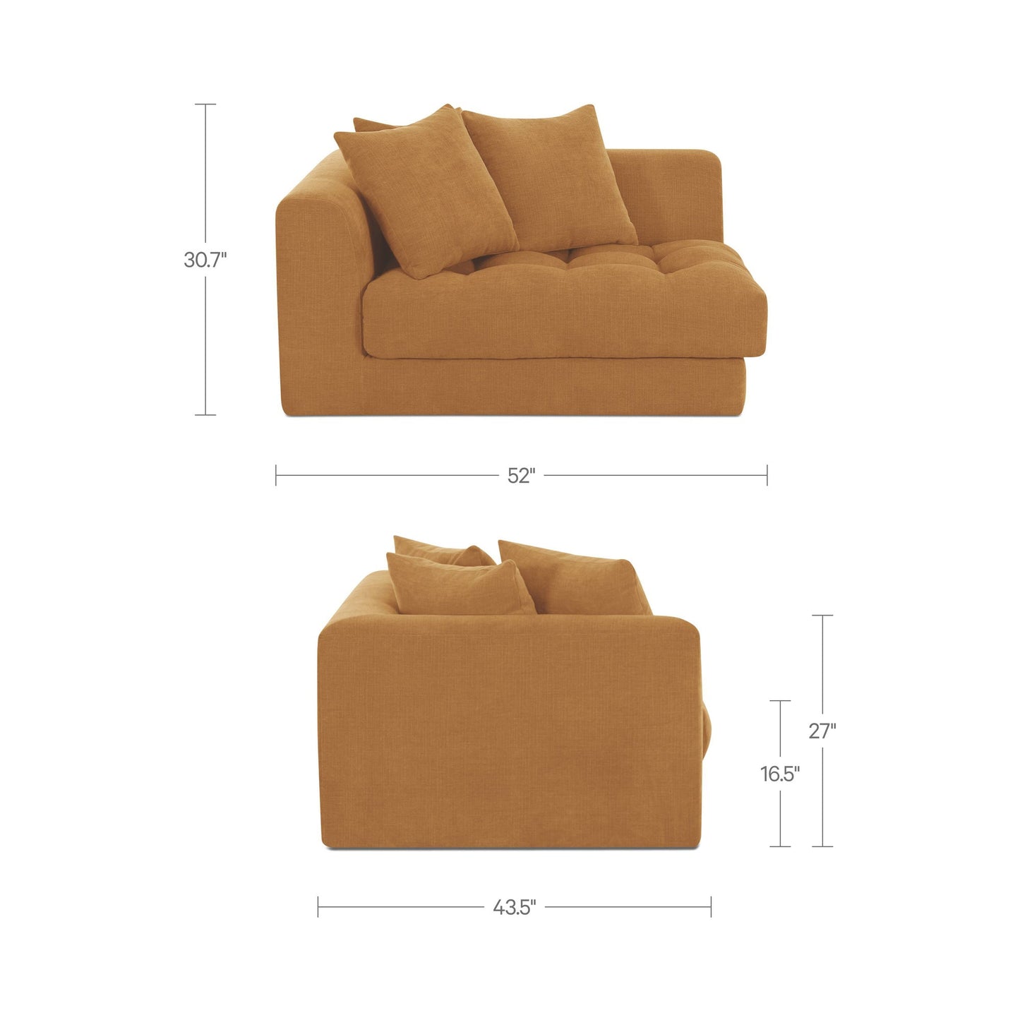Davie Arm Facing Chair Moes Home Collection Mhc Oa 1123 09 5
