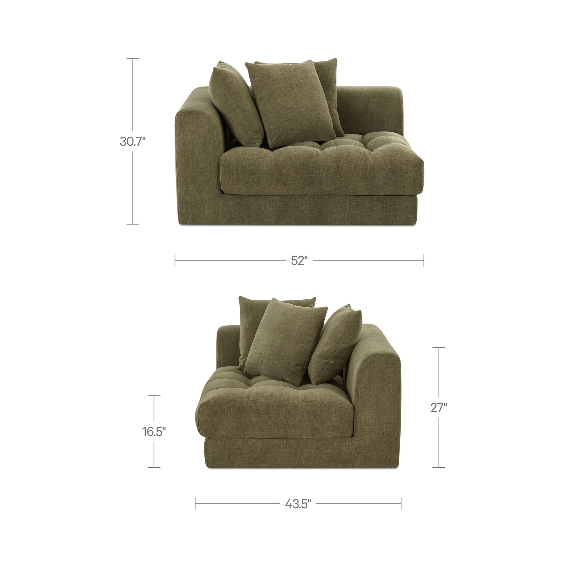 Davie Arm Facing Chair Moes Home Collection Mhc Oa 1123 09 6