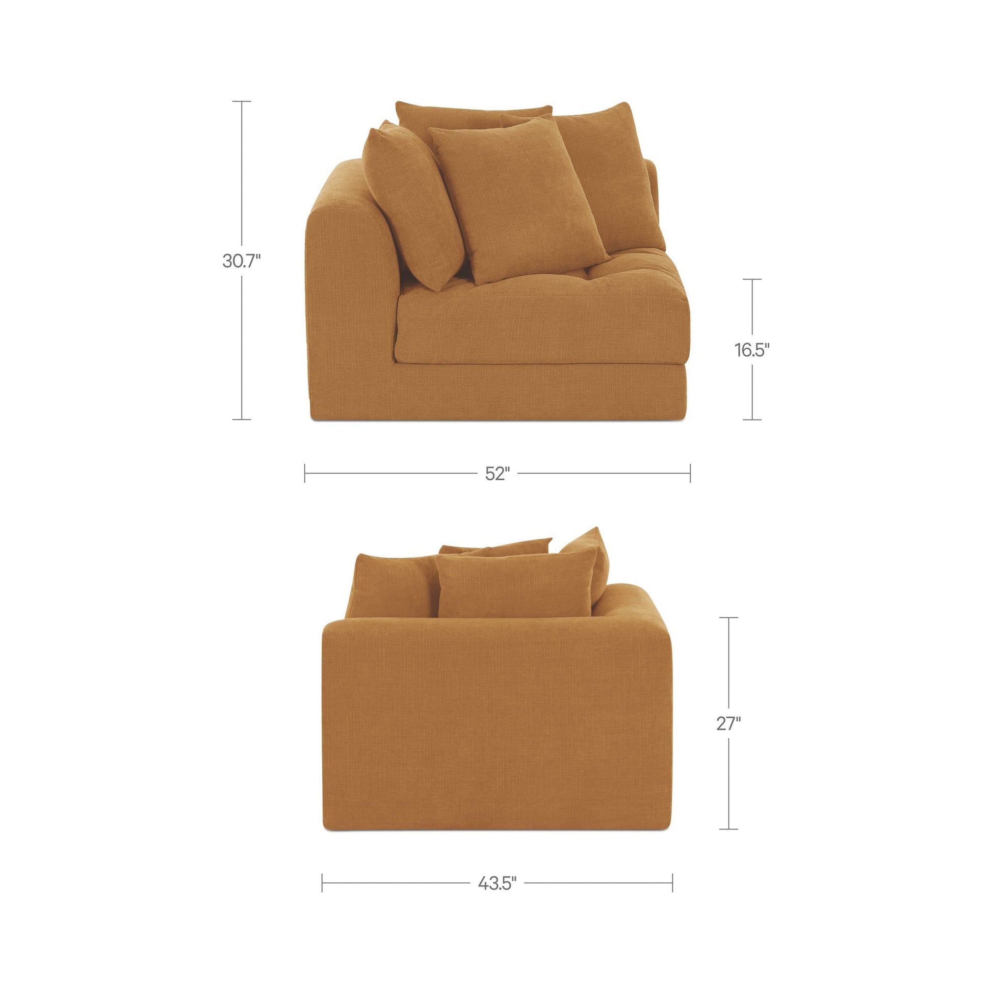 Davie Arm Facing Chair Moes Home Collection Mhc Oa 1123 09 7
