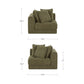 Davie Corner Chair Moes Home Collection Mhc Oa 1125 09 8