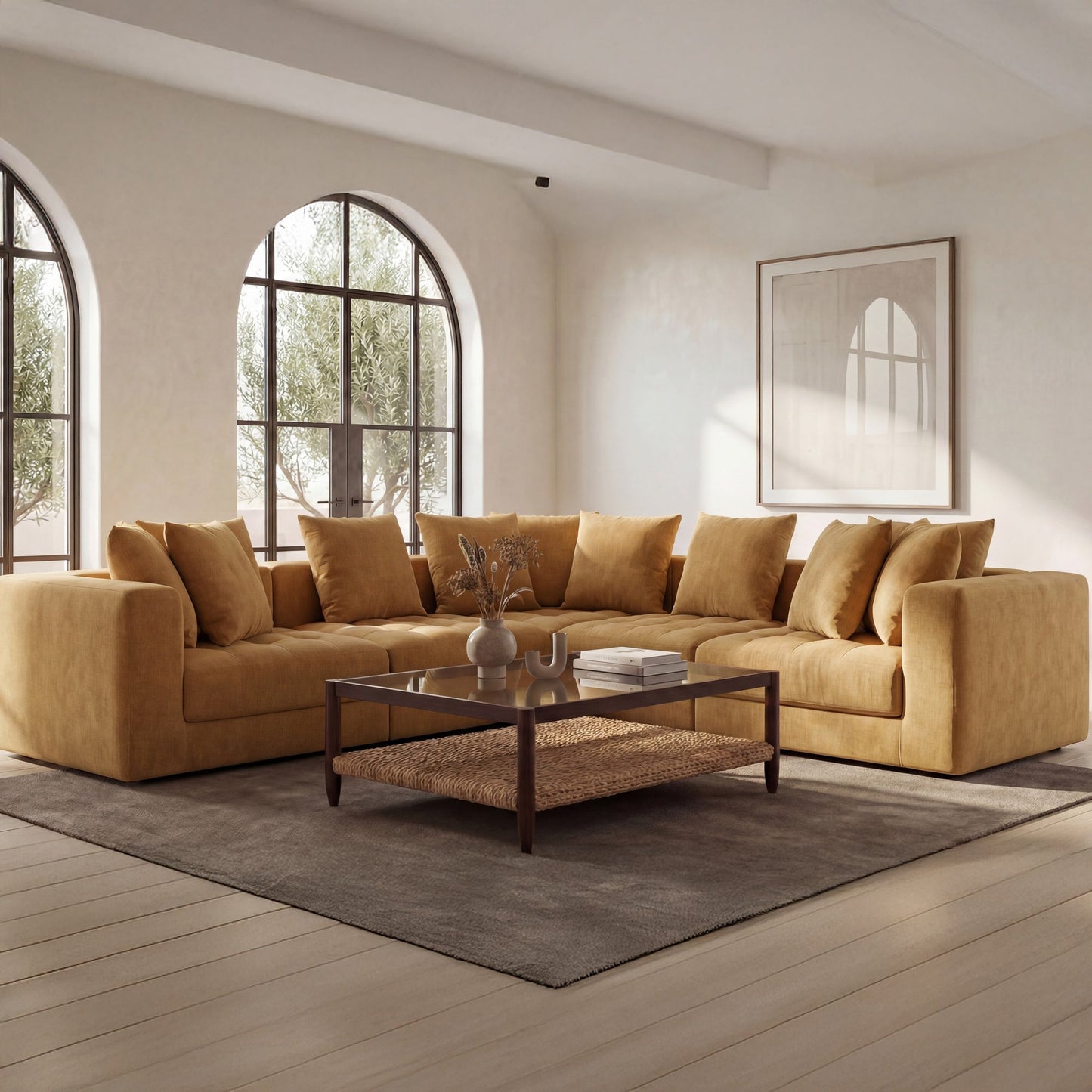 Davie Classic L Modular Sectional Moes Home Collection Mhc Oa 1133 09 3