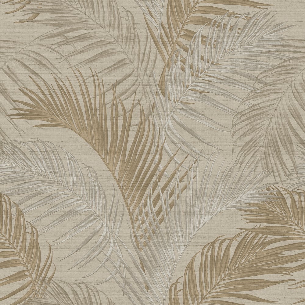 Synergy Felce Tonale Wallpaper in Bronze Brown