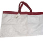 White Bag with Velvet Handle