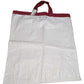 White Bag with Velvet Handle