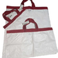 White Bag with Velvet Handle