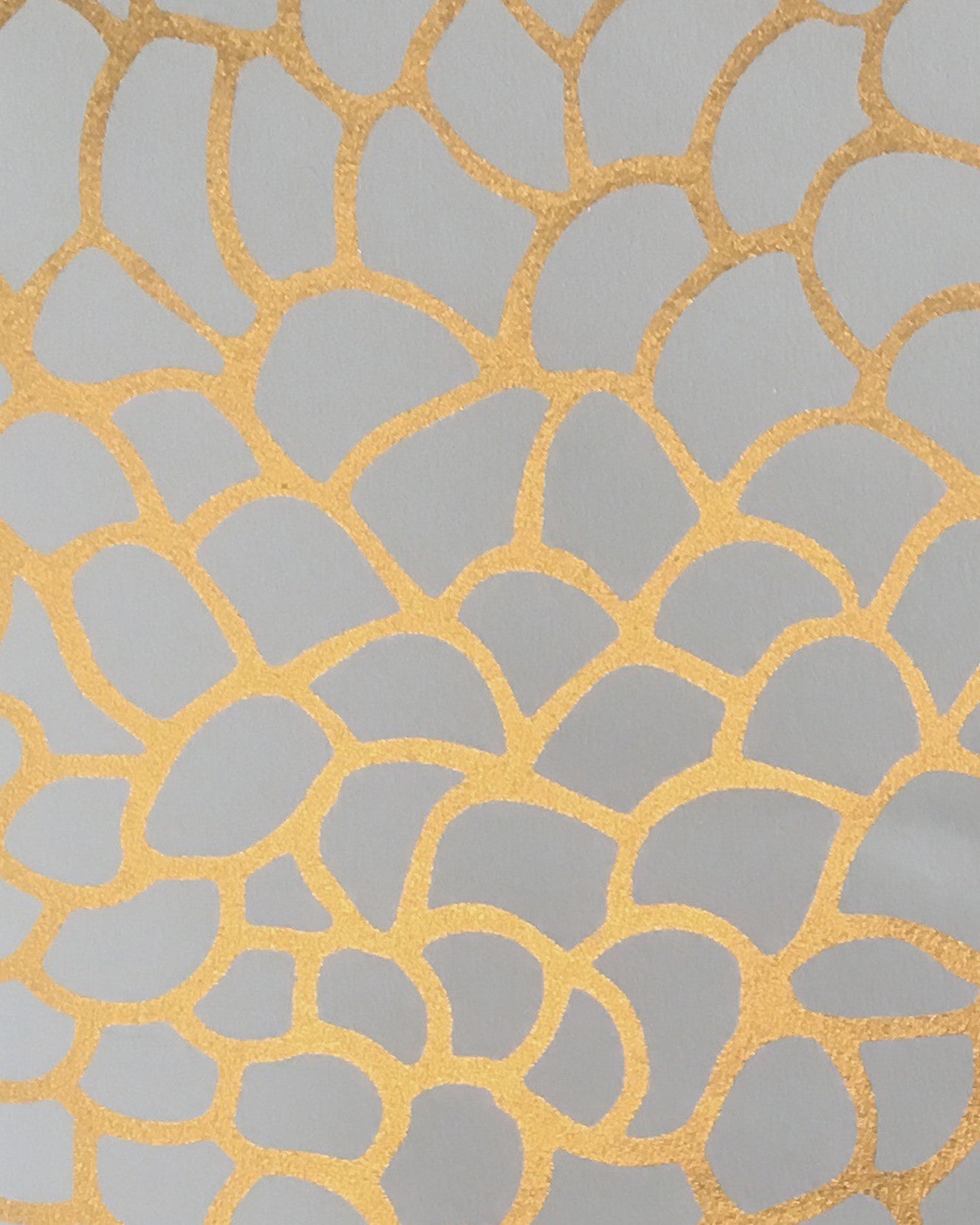 sample peel wallpaper in rich gold design by jill malek 1