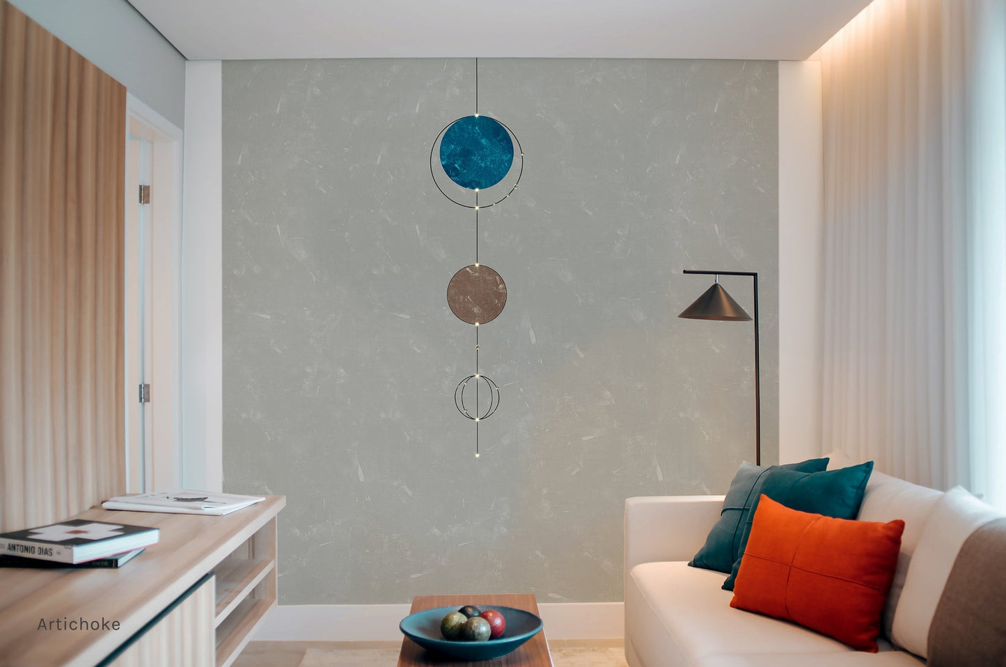 Photon LED Wallpaper in Various Colors by Meystyle