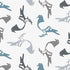 Sample Pigeon Wallpaper in Slate design by Aimee Wilder