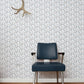 Pigeon Wallpaper in Slate design by Aimee Wilder