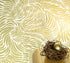 Plume Wallpaper in Rich Gold design by Jill Malek