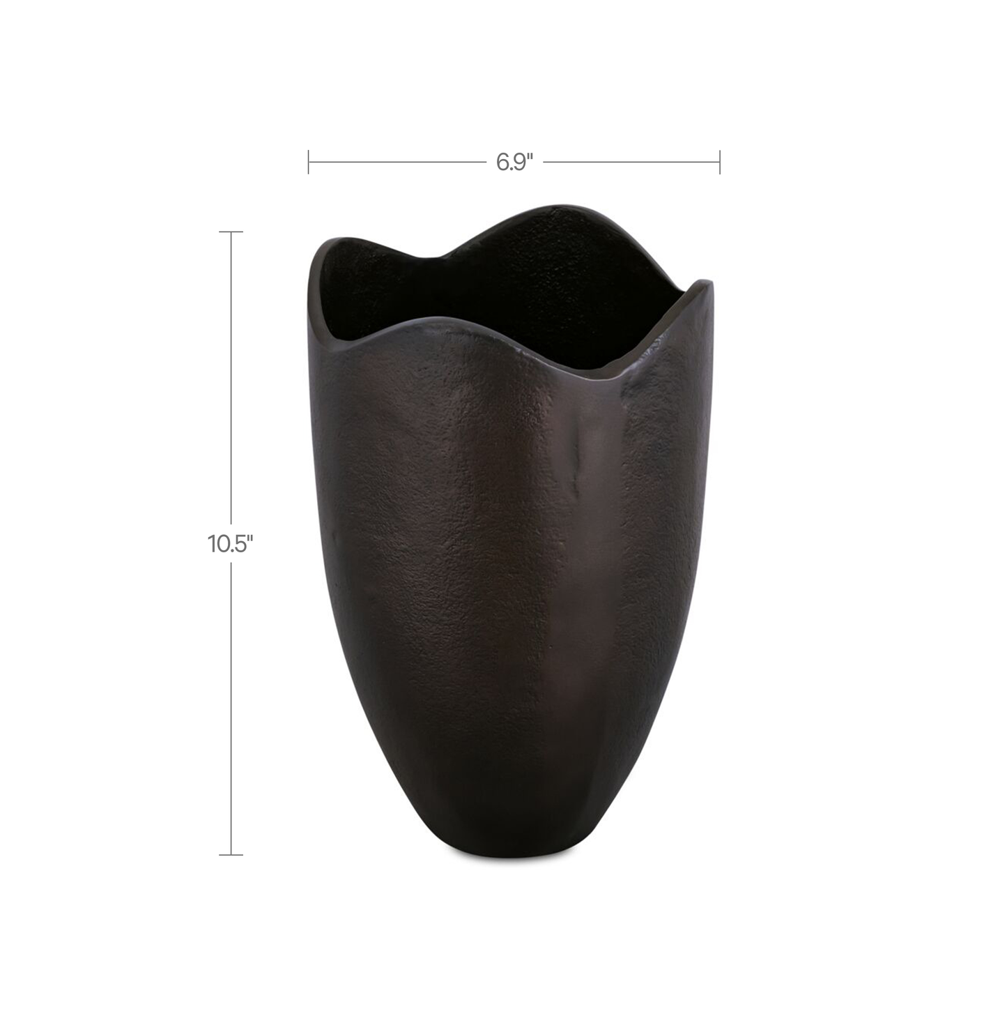 Athena Cast Aluminum Vase Moes Home Collection Mhc Qk 1037 51 4