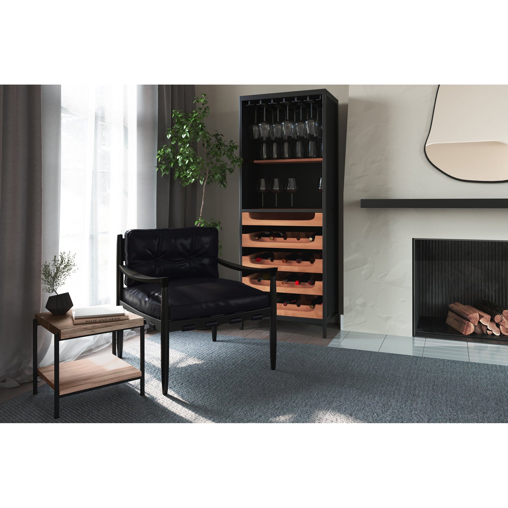 turner leather chair by Moe's Home Collection mhc qn 1027 02 8