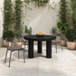 Kent Outdoor Dining Chair Set Of 2 Moes Home Collection Mhc Qx 1017 02 24