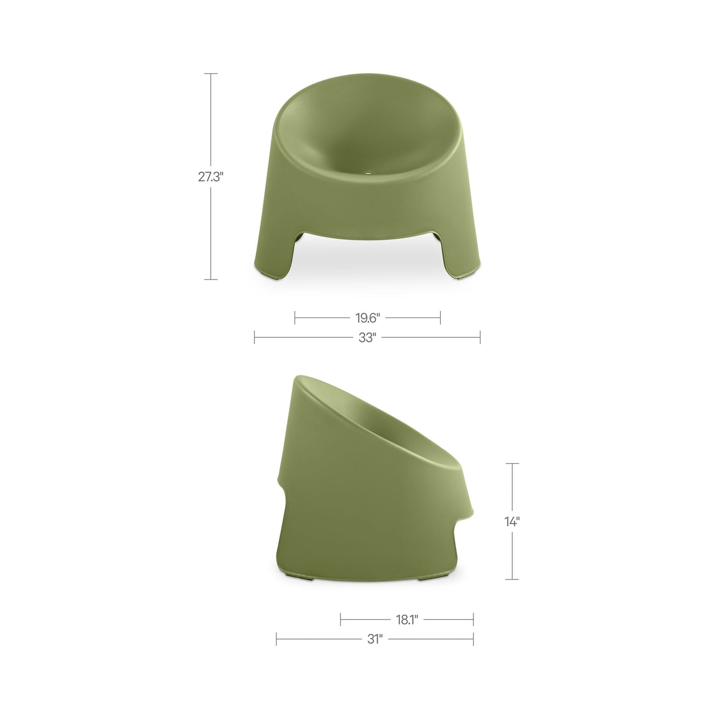 Nolla Outdoor Accent Chair Set Of 2 Moes Home Collection Mhc Qx 1018 16 4