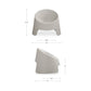Nolla Outdoor Accent Chair Set Of 2 Moes Home Collection Mhc Qx 1018 16 5