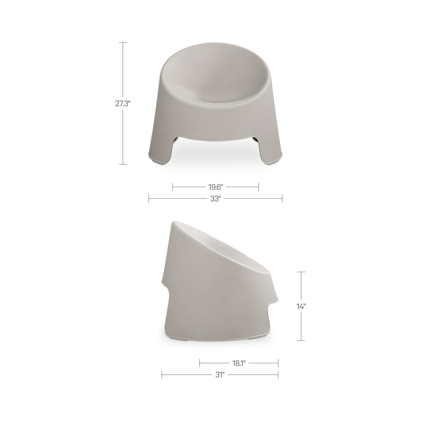 Nolla Outdoor Accent Chair Set Of 2 Moes Home Collection Mhc Qx 1018 16 5