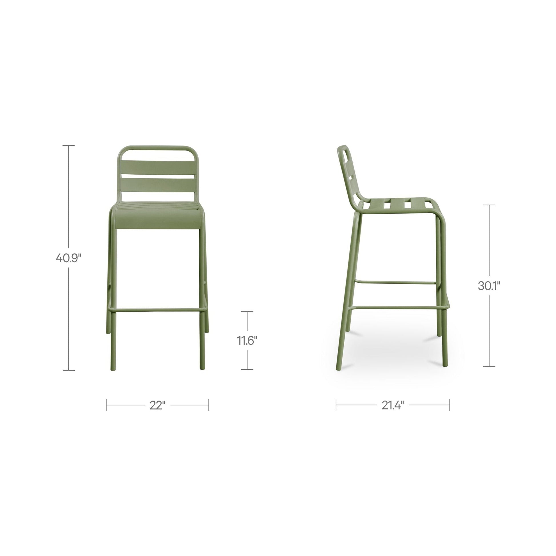 Kade Outdoor Bar Stool Set Of 2 Moes Home Collection Mhc Qx 1022 16 3