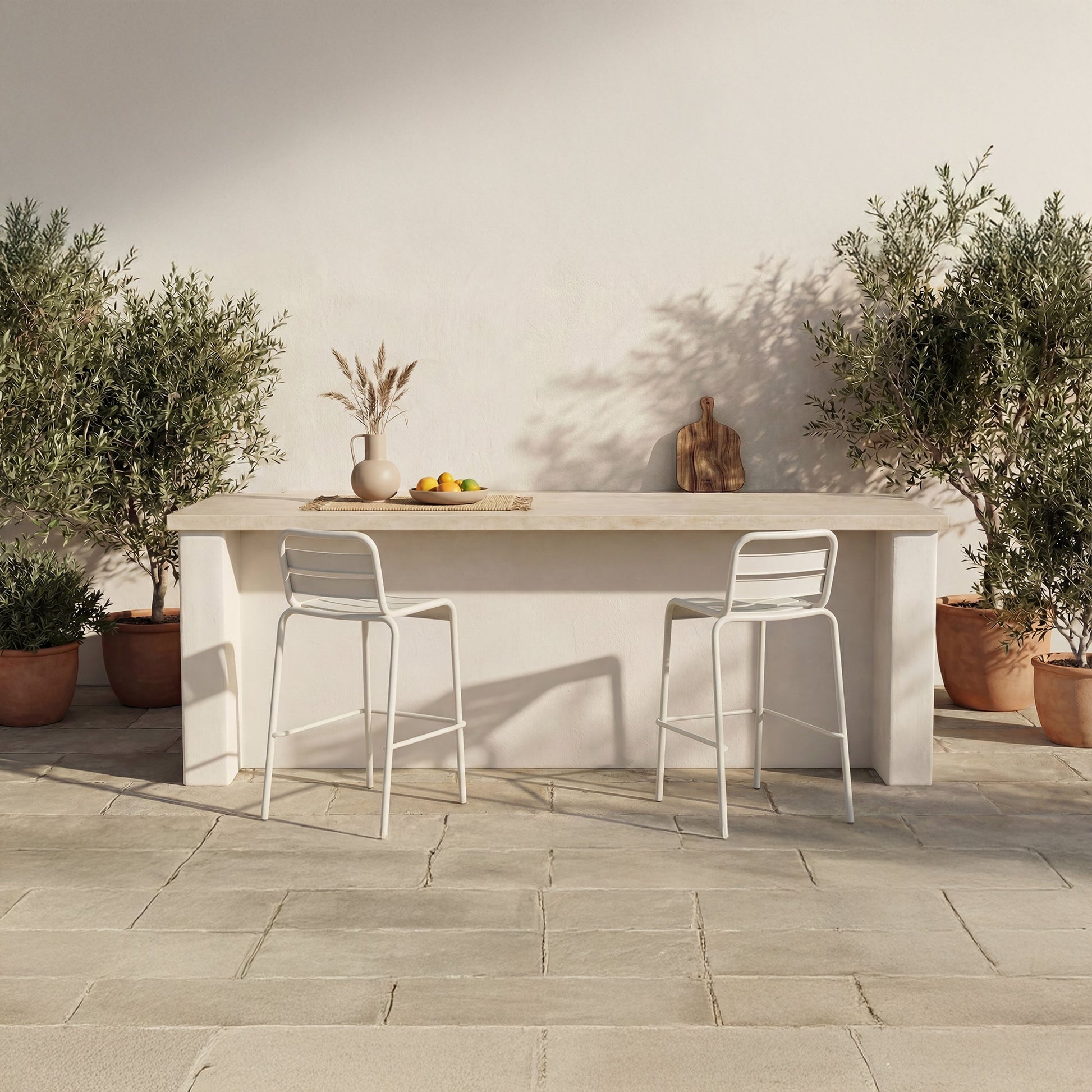 Kade Outdoor Bar Stool Set Of 2 Moes Home Collection Mhc Qx 1022 16 6