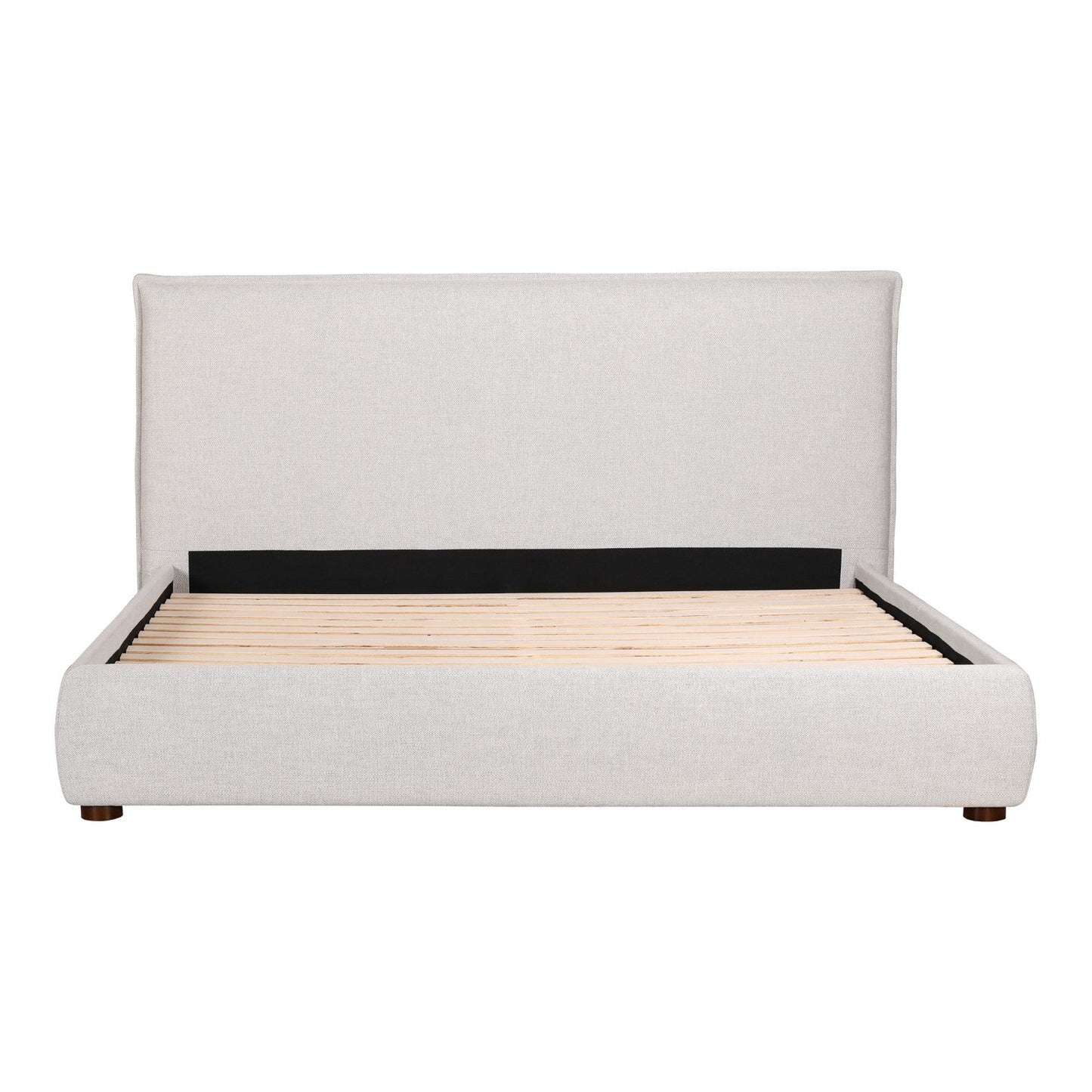 Luzon Queen Bed Light Grey 1