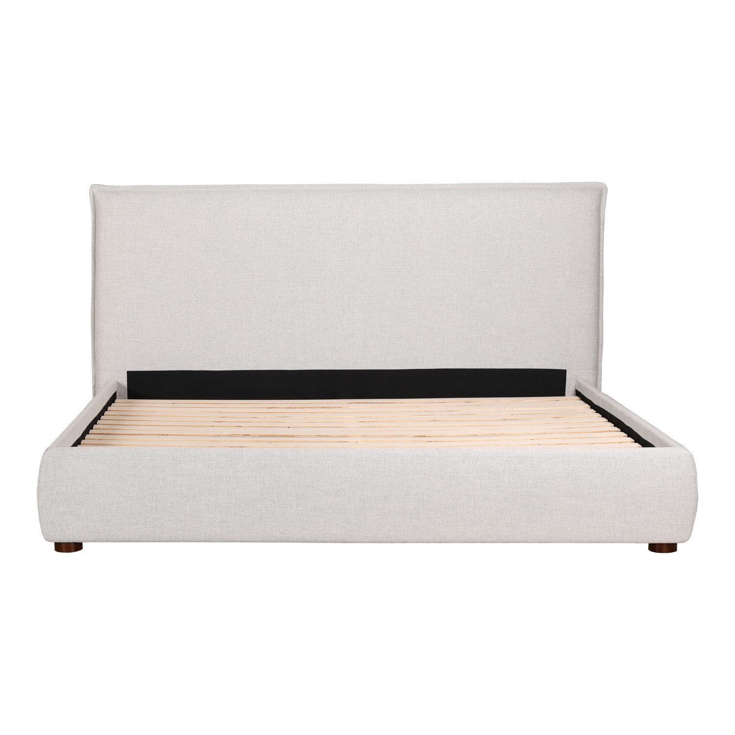 Luzon Queen Bed Light Grey 1