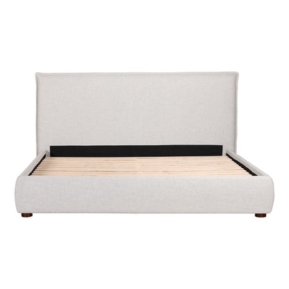 Luzon Queen Bed Light Grey 1