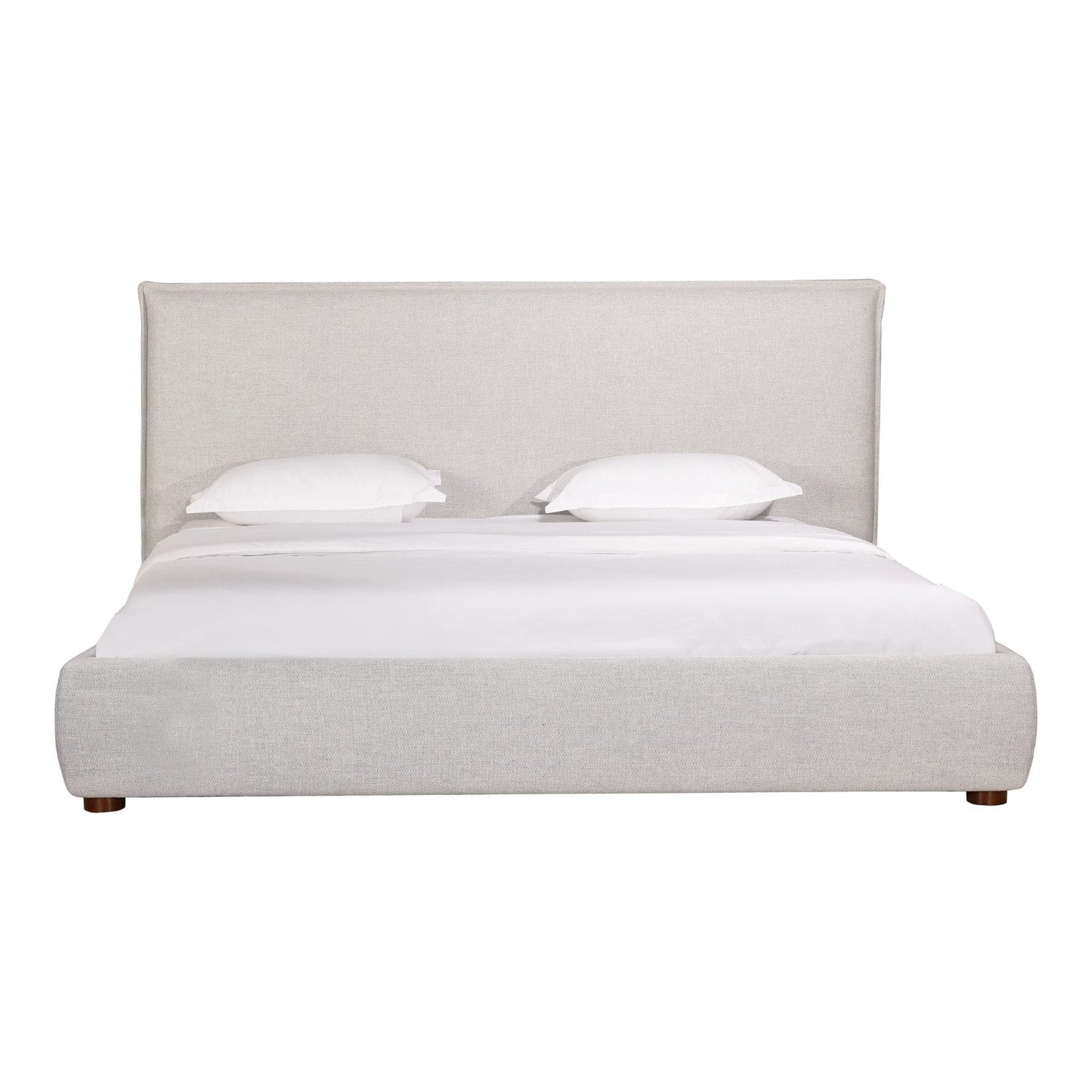 Luzon Queen Bed Light Grey 2