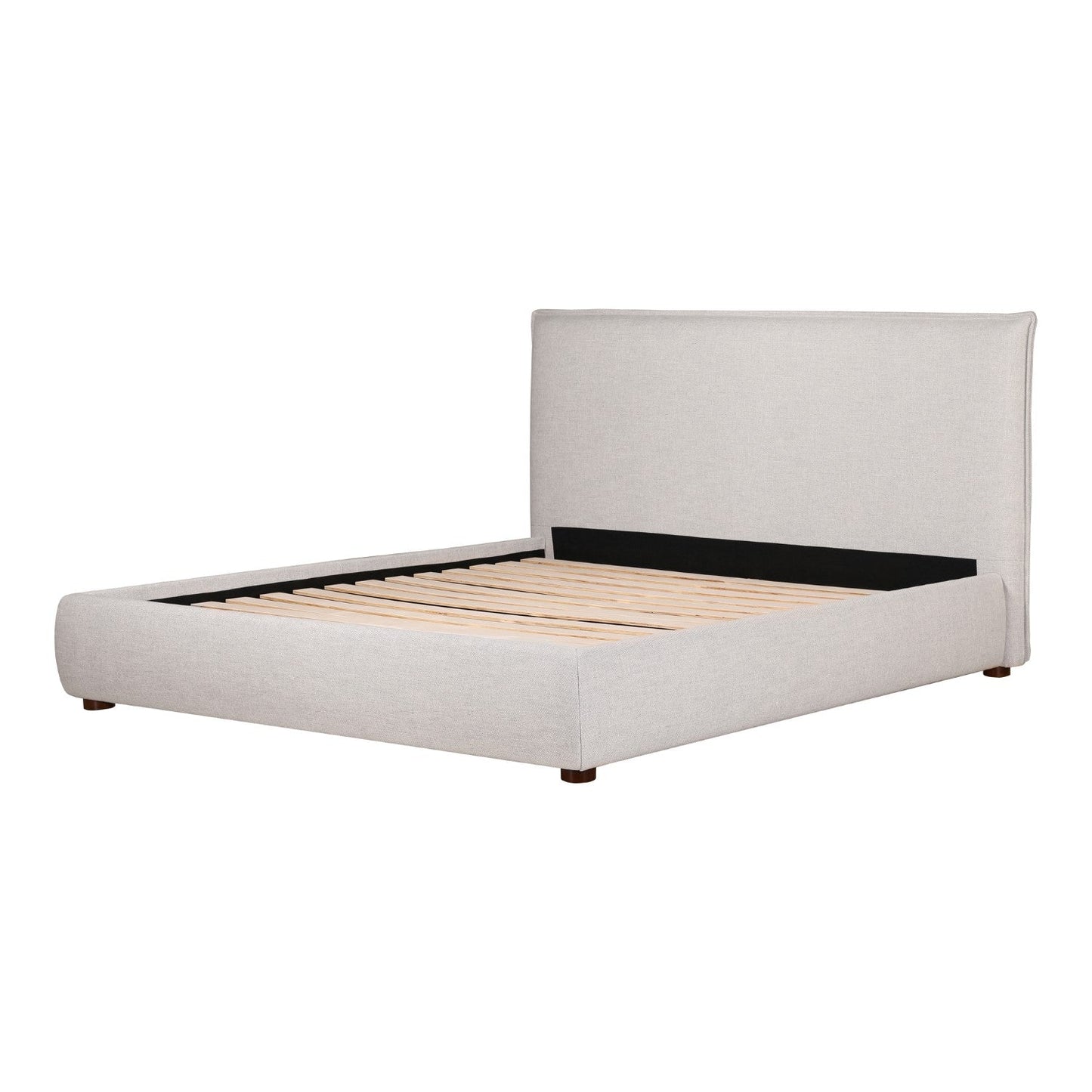 Luzon Queen Bed Light Grey 3