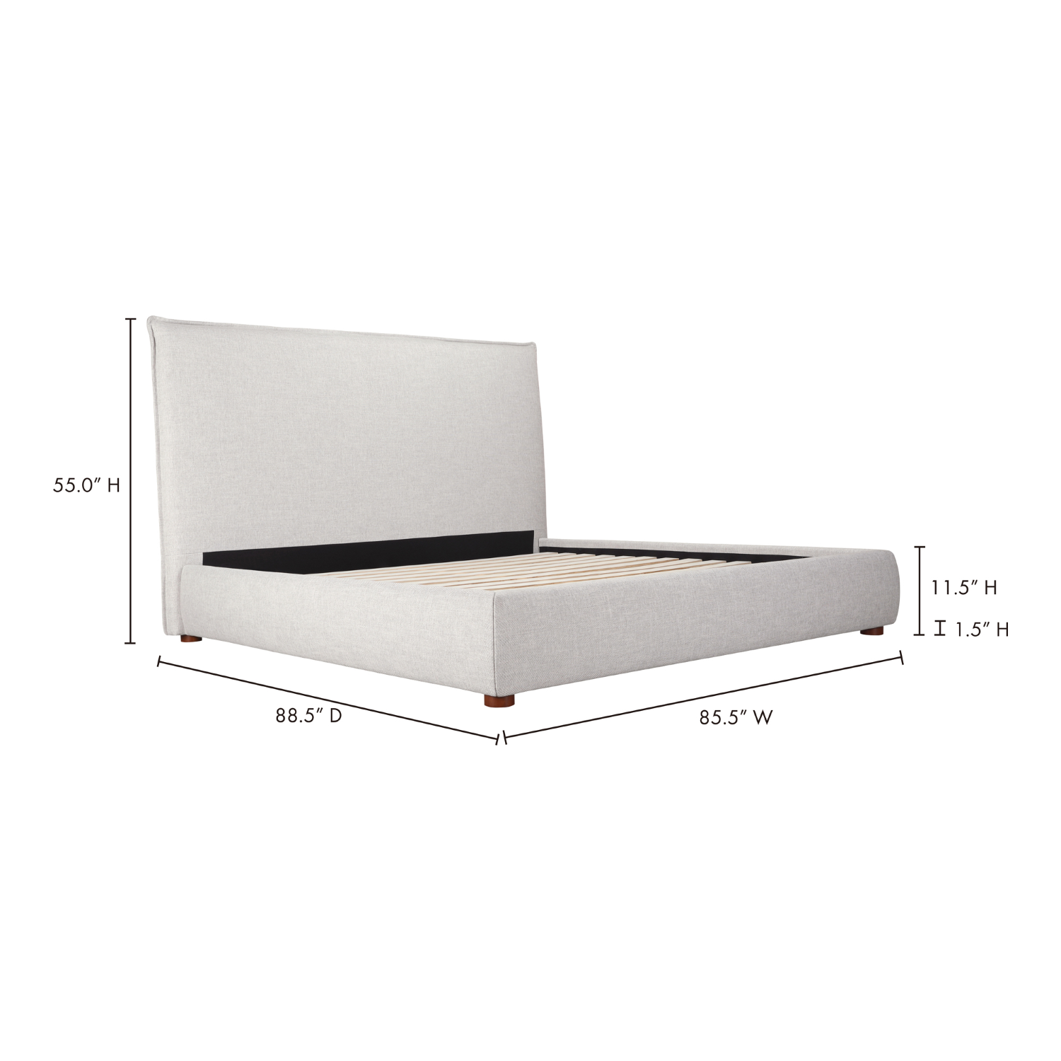luzon bed tall by Moe's Home Collection mhc rn 1149 27 13