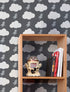 Rainbolts Wallpaper in Stormy design by Aimee Wilder