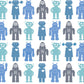 Robots Wallpaper in Sky design by Aimee Wilder