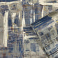 Abstract Wallpaper in Gold/Blue