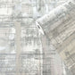 Abstract Wallpaper in Silver Grey/Cream