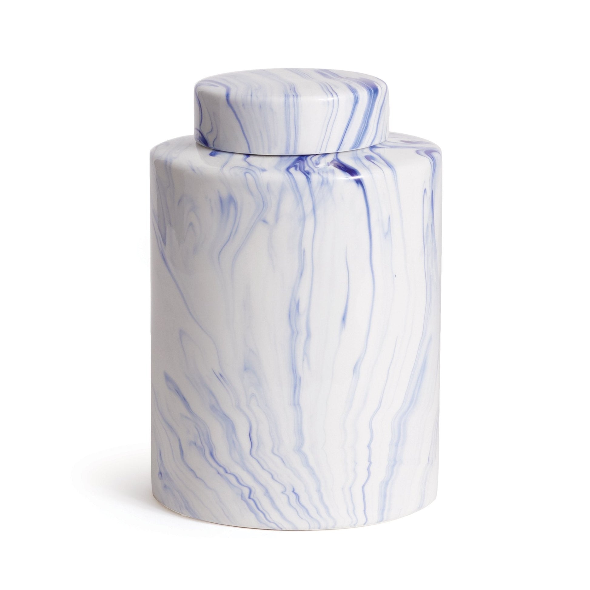 Marbleized Lidded Jar design by shopbarclaybutera