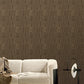 Bamboo Stripe Wallpaper in Gold/Bronze
