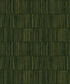 Bamboo Stripe Wallpaper in Dark Green/Gold