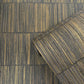 Bamboo Stripe Wallpaper in Bronze/Gold