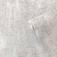 Distressed Plaster Wallpaper in Beige/Silver Grey