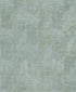Distressed Plaster Wallpaper in Green/Silver Grey