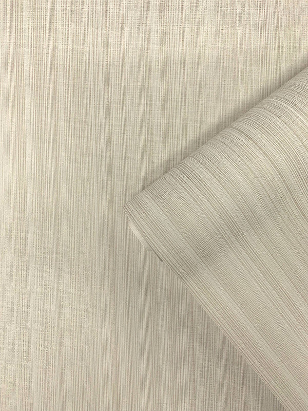 Vertical Stripe Wallpaper in Soft Beige