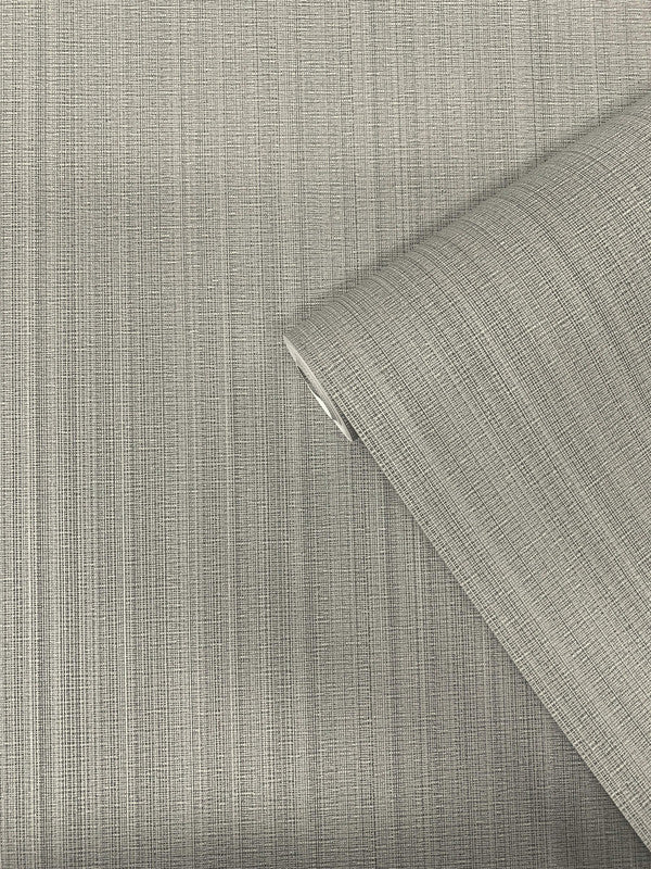 Textured Stripe Wallpaper in Bronze